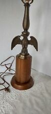 Vintage Leviton Brass Table Lamp 7 x 7 x H23.5