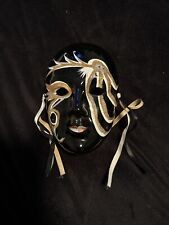 Brass Mardi Gras Mask Vintage Masquerade Wall Decor Theater Ribbons