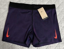 Nike AEROSWIFT 2 Inch Running Shorts, AQ5257 010, Black, XXL