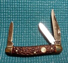Boker Tree Brand Classic 5464 4-Blade Congress Folding Knife w/Jigged Brown  Bone Scales Germany