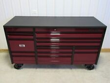 Snap On Storm Gray & Purple Trim EUV Epiq Pit Box Toolbox, Hutch & 2  Lockers