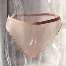 Women Sexy Panties Sheer Briefs Low Rise Underwear See Through Thin Thongs  Brief