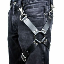 Punk Leather Harness Men Belt Body Bondage Lingerie Shoulder Belts